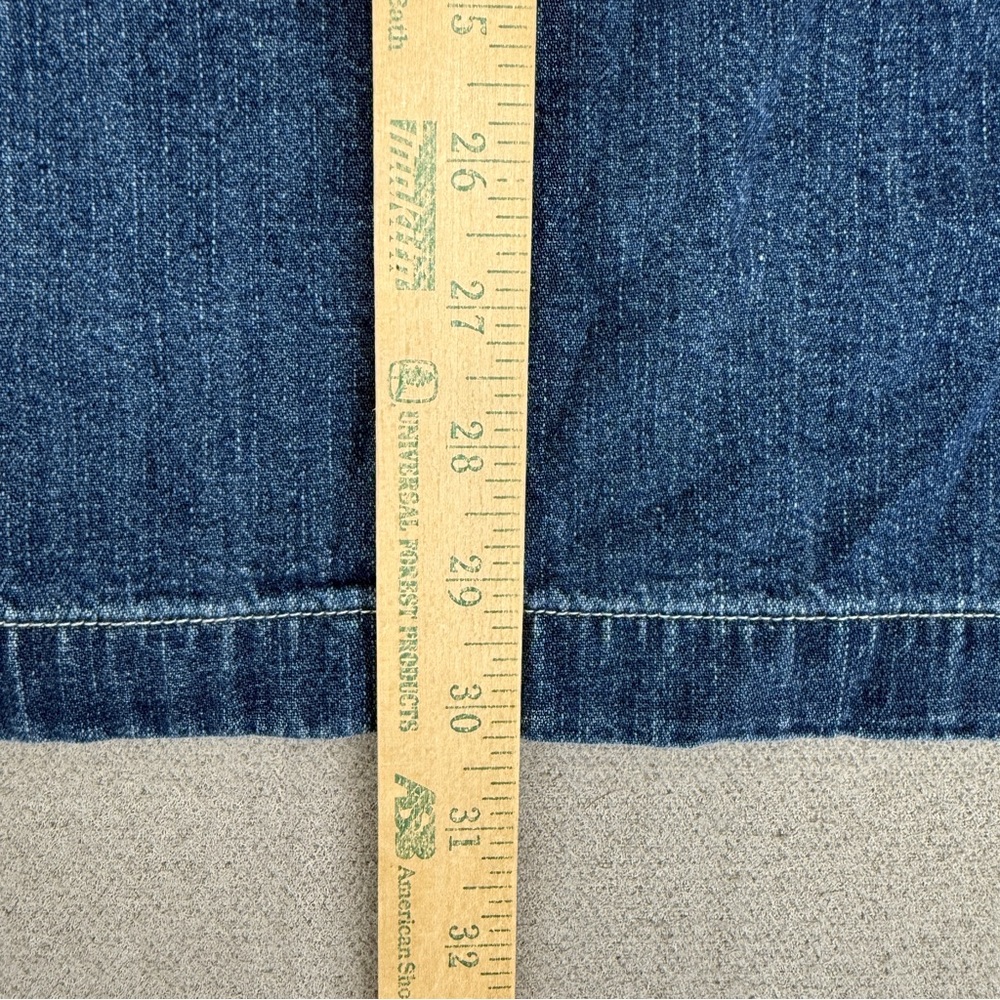 Y2K Polo Jeans Co Ralph Lauren Shacket Jacket Mens L Shirt Denim Pockets Chore - Picture 15 of 15